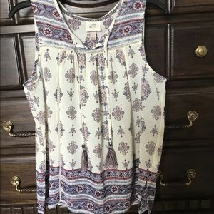 Boho style tank top